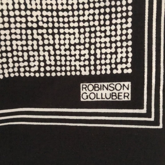 VTG Robinson Golluber Oblong Elegant Scarf - Picture 3 of 5